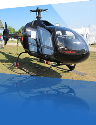 Helicóptero de composite